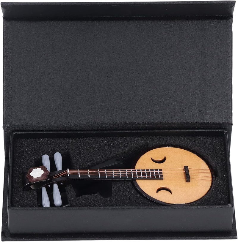 woobles Chinese Musical Instrument Model, Zruan Chinese Musical Instrument National Traditional Classic Style Comfortable Handle for Gifts and Decorations 1: 4 - Image 1